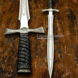 Hand made Art sword dagger knife damascus guard