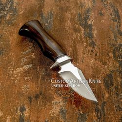 1-Of-A-Kind hand forged custom knife | Burl wood handle