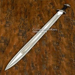 Hand Made custom Huge 37.15 " Sword Dagger knife