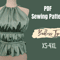 Halter Neck Top Pattern Backless Camisole Tie Back PDF Pattern XS4XL Summer Wear Beach Top 3