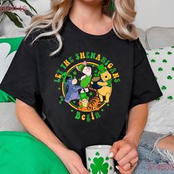 festive st patrick's day t-shirt collection by winnie the pooh and friends shirt