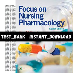 Focus on Nursing Pharmacology (8th Edition