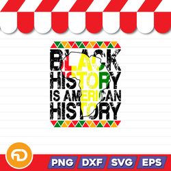 Black History Is American History SVG, PNG, EPS, DXF Digital Download