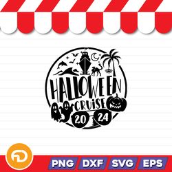 Halloween Cruise 2024 SVG, PNG, EPS, DXF Digital Download