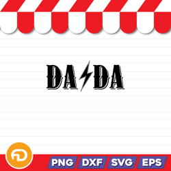 Dada SVG, PNG, EPS, DXF Digital Download