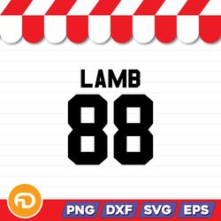 Lamb 88 SVG, PNG, EPS, DXF Digital Download