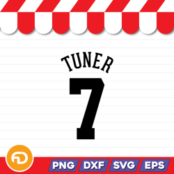 Tuner 7 SVG, PNG, EPS, DXF Digital Download