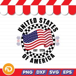 United States of America SVG, PNG, EPS, DXF Digital Download