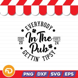 Everybody In The Pub SVG, PNG, EPS, DXF Digital Download