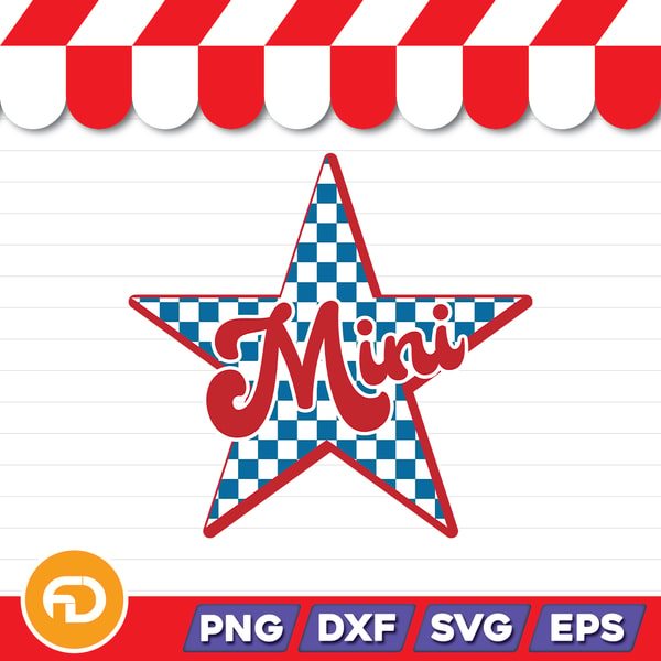 Mini Star SVG, PNG, EPS, DXF Digital Download | Inspire Uplift