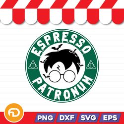 espresso patronum svg, png, eps, dxf digital download
