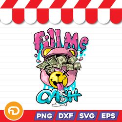 fill me cash svg, png, eps, dxf digital download