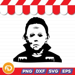michael myers svg, png, eps, dxf digital download