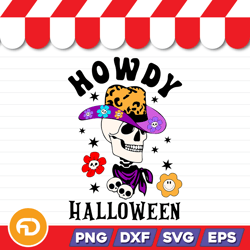 howdy halloween svg, png, eps, dxf digital download