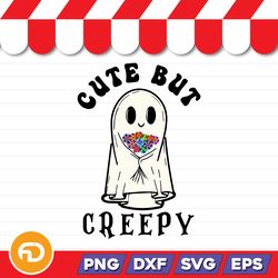 cute but creepy svg, png, eps, dxf digital download