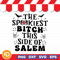 The Spookiest Bitch This Side Of Salem SVG PNG EPS DXF Digital Download 0