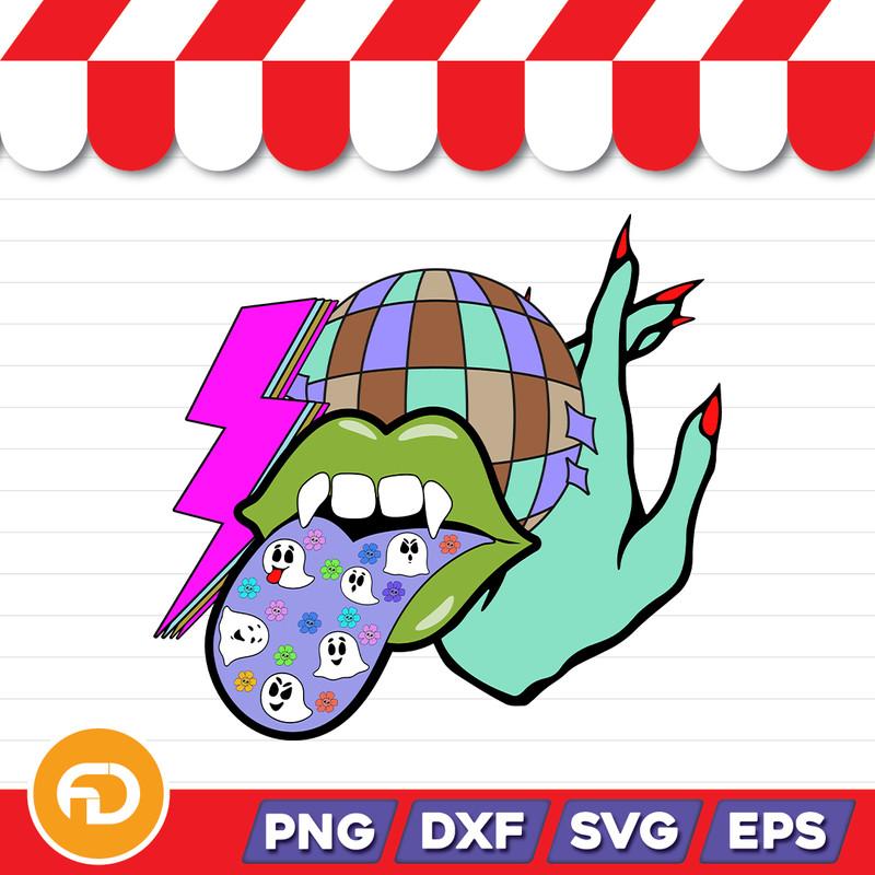 Sweet And Spooky SVG PNG EPS DXF Digital Download 1