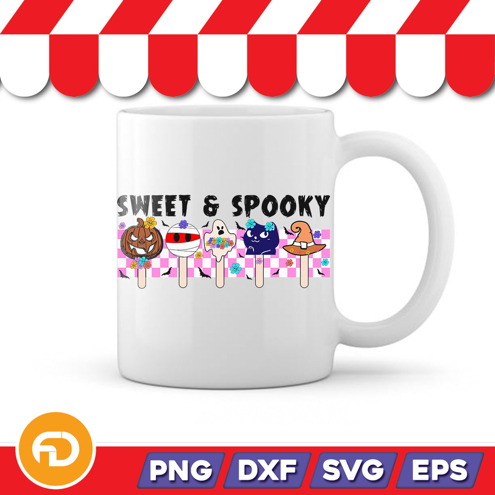 Sweet And Spooky SVG PNG EPS DXF Digital Download 1