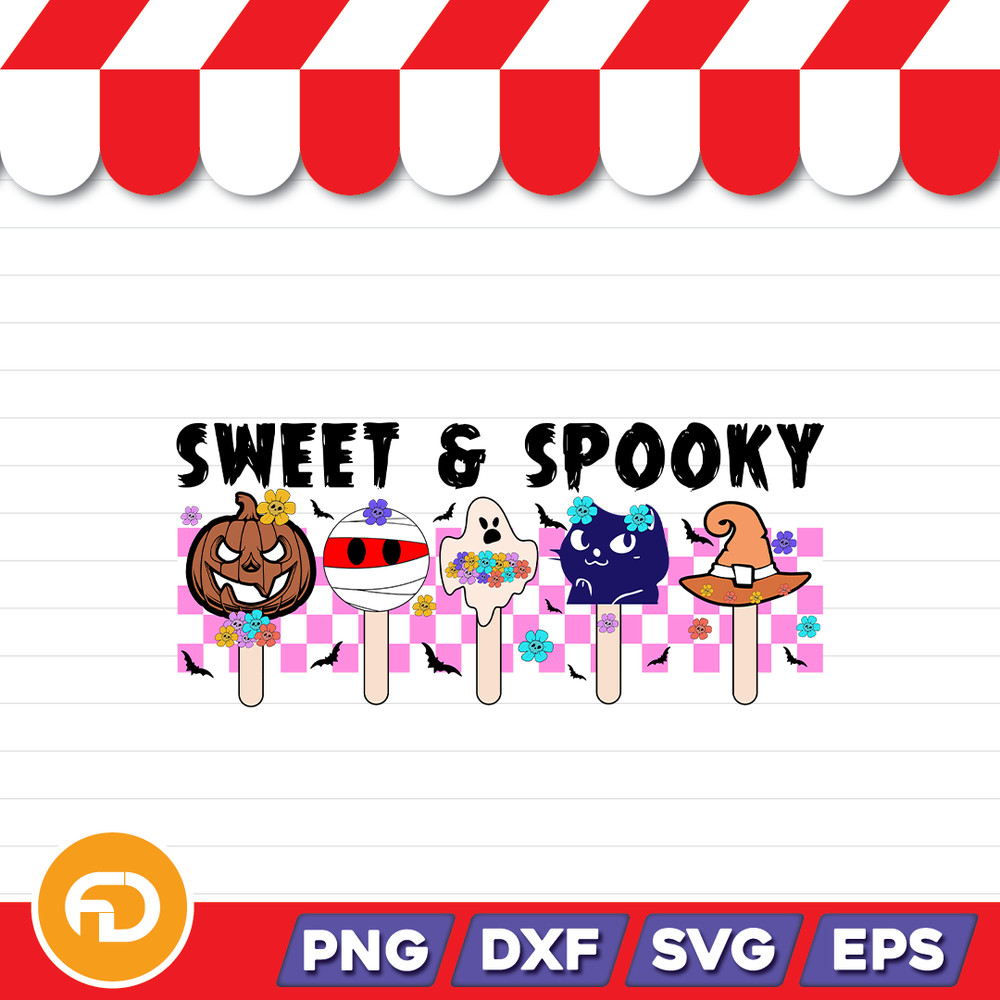 Sweet And Spooky SVG PNG EPS DXF Digital Download 0