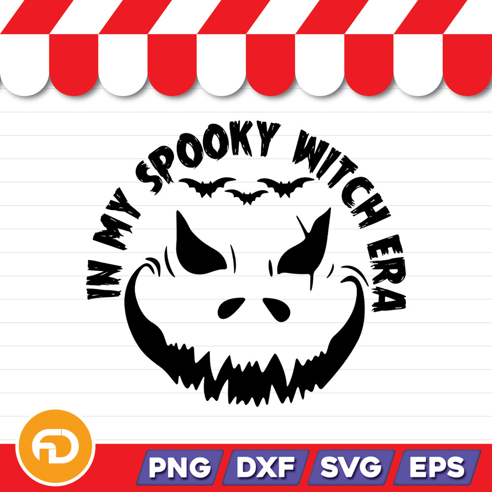 In My Spooky Witch Era SVG PNG EPS DXF Digital Download 0