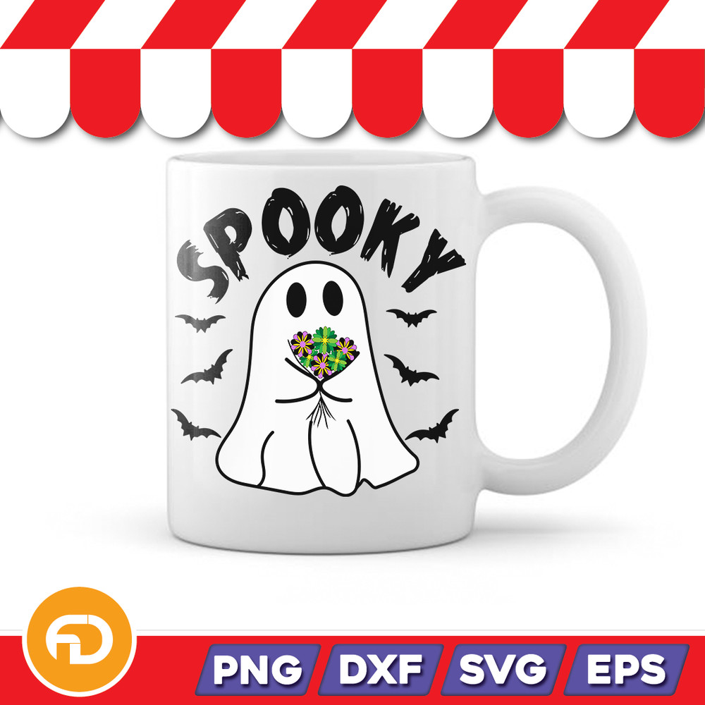 Spooky SVG PNG EPS DXF Digital Download 1