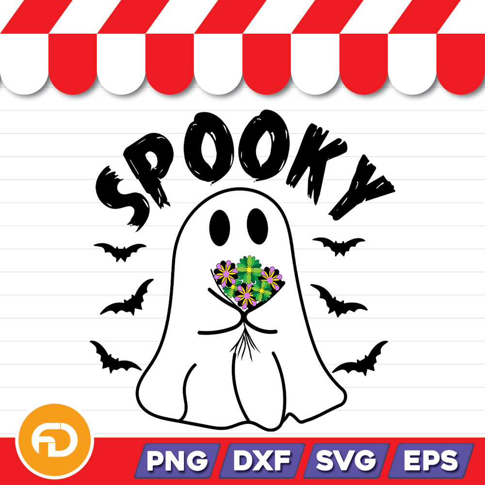 Spooky SVG PNG EPS DXF Digital Download 0