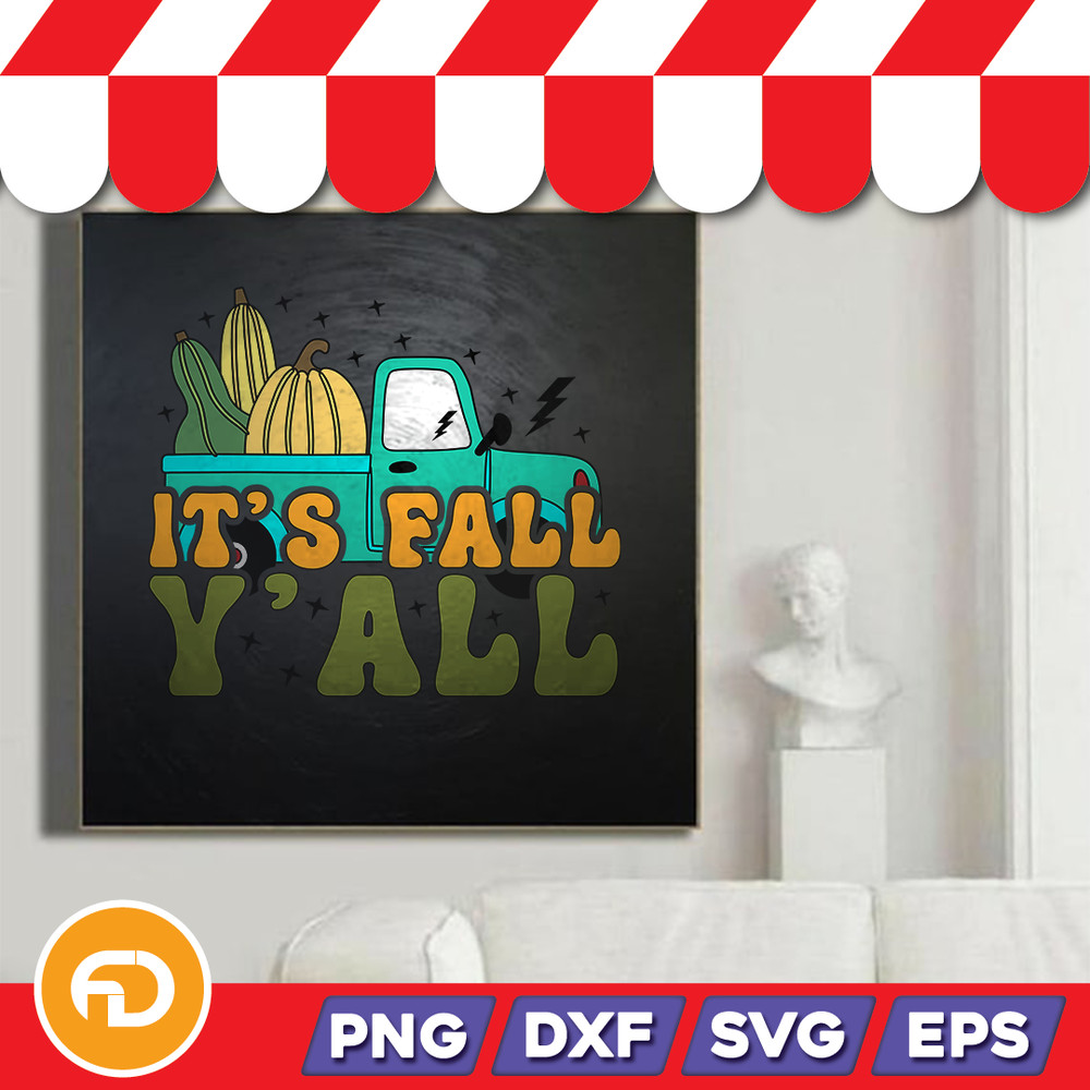 Its Fall Y All SVG PNG EPS DXF Digital Download 2