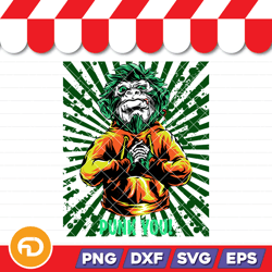 attitude punk you monkey svg, png, eps, dxf digital download