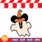 Mickey halloween flying ghost Svg Png Eps Dxf Digital Download