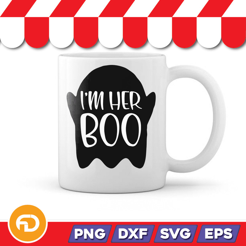 Im Her Boo Svg Png Eps Dxf Digital Download