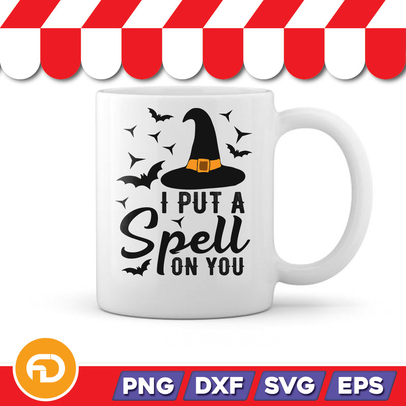 I Put a Spell On You Svg Png Eps Dxf Digital Download