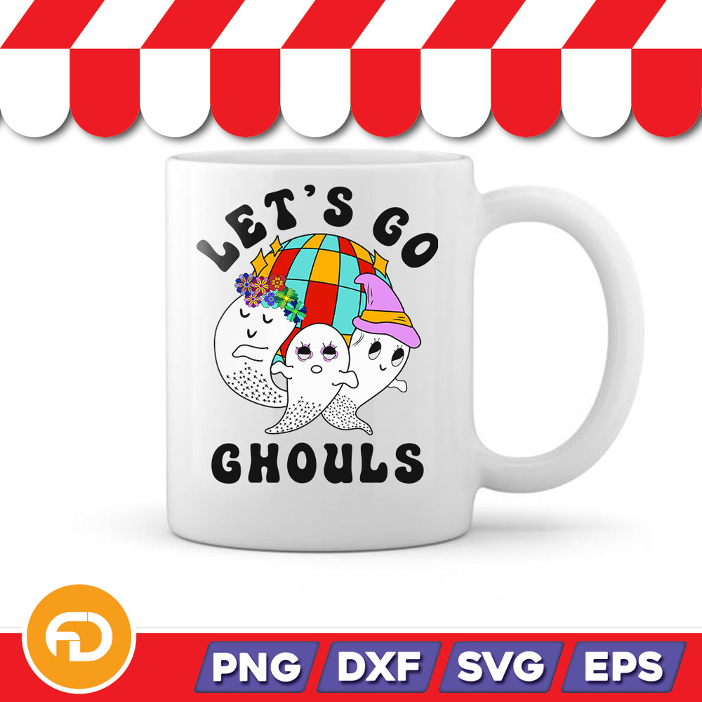 Lets Go Ghoulsv2 Svg Png Eps Dxf Digital Download
