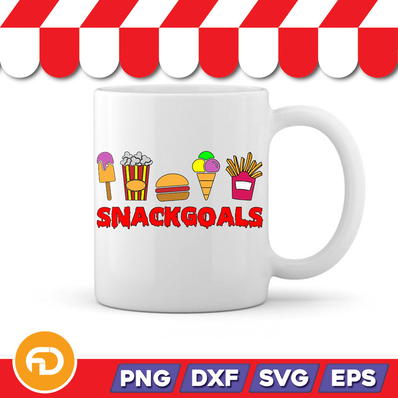 Snack Goals Svg Png Eps Dxf Digital Download