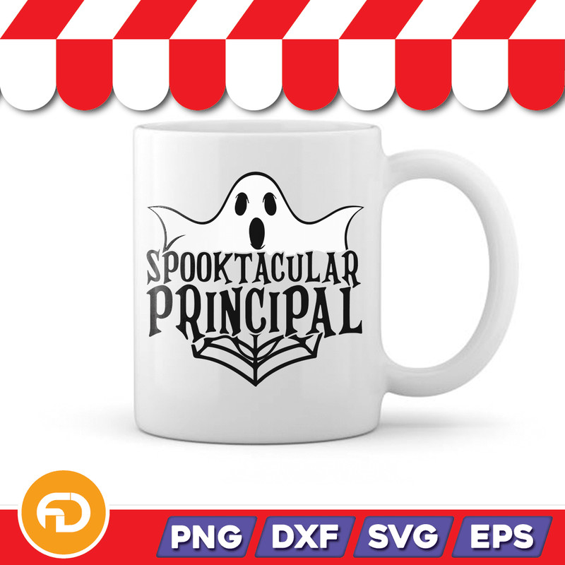 Spooktacular Principal Svg Png Eps Dxf Digital Download