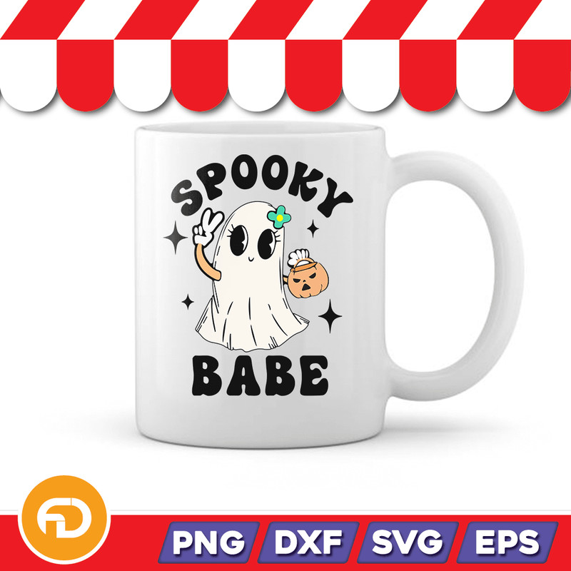 Spooky Babe Svg Png Eps Dxf Digital Download