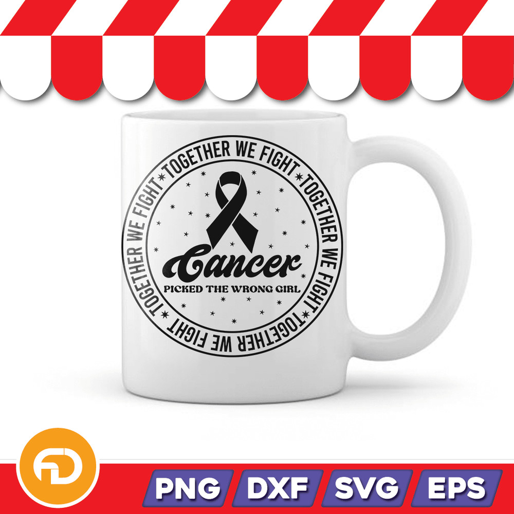 Together We FightV2 Svg Png Eps Dxf Digital Download
