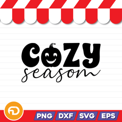 cozy season v-2 svg, png, eps, dxf digital download