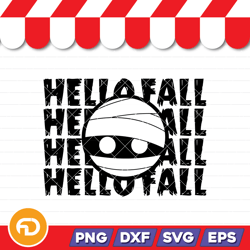 hello fall-v2 svg, png, eps, dxf digital download