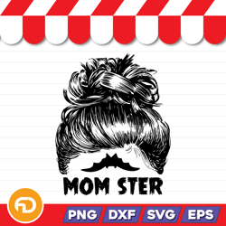 momster svg, png, eps, dxf digital download