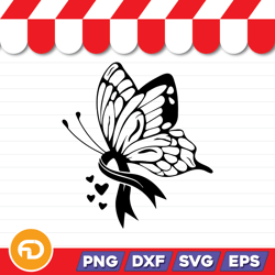 pink fly svg, png, eps, dxf digital download