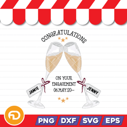 engagement cards svg, png, eps, dxf digital download