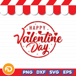 happy valentines day svg, png, eps, dxf digital download