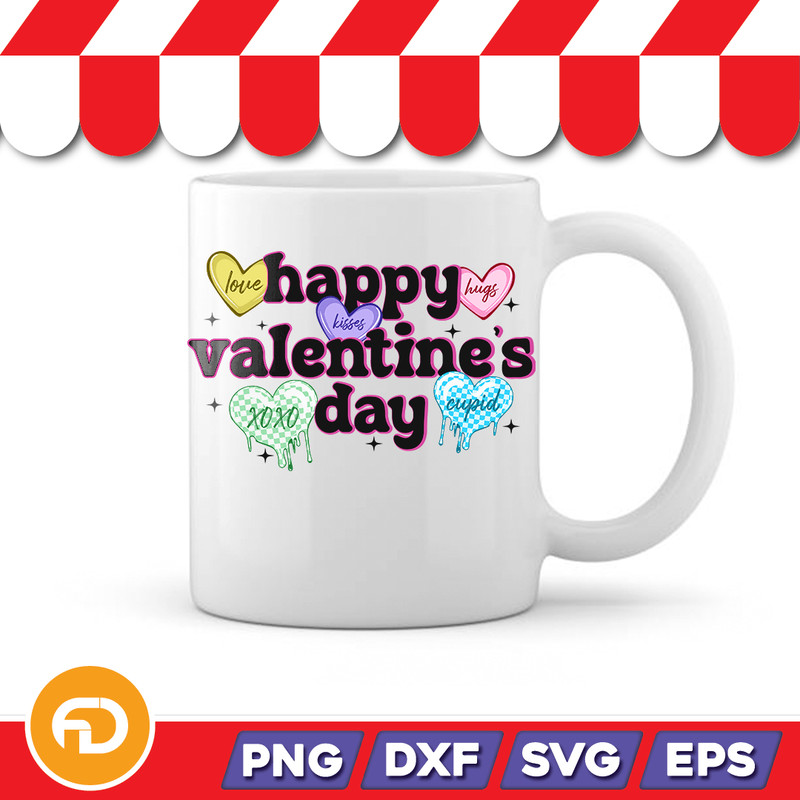 Happy Valentines Dayv2 Svg Png Eps Dxf Digital Download