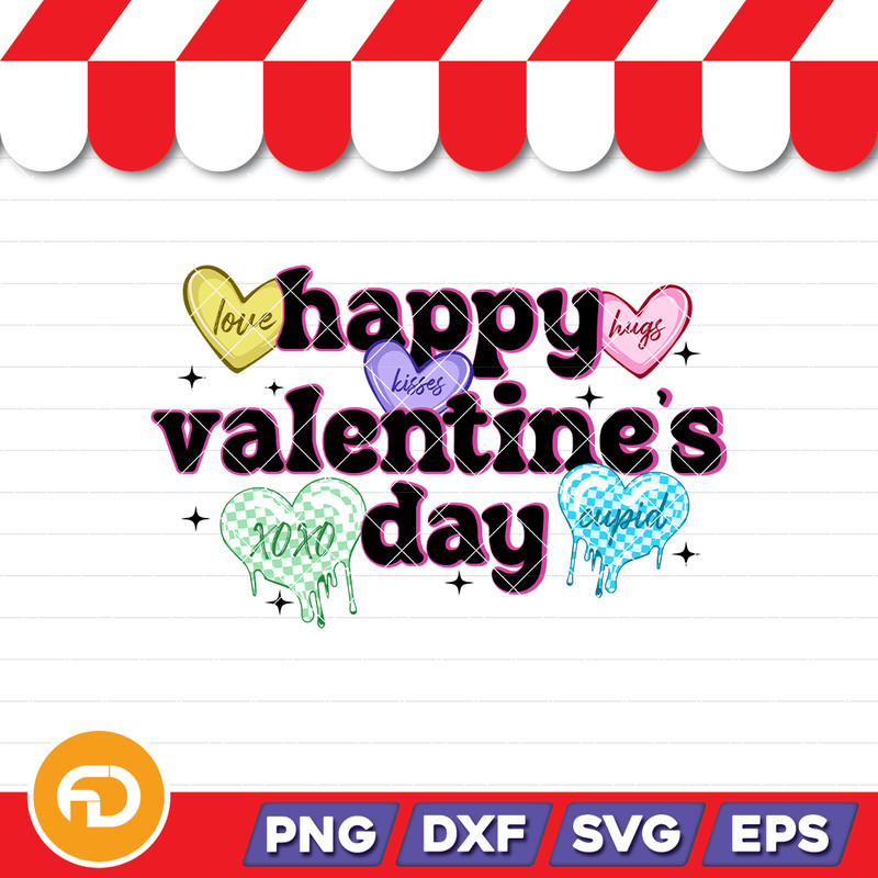 Happy Valentines Dayv2 Svg Png Eps Dxf Digital Download