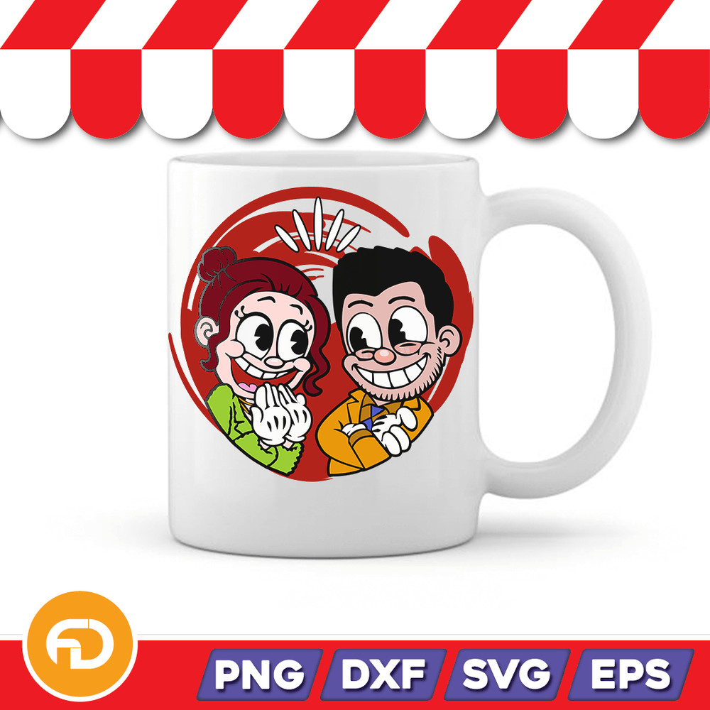 Rubber Hose Cartoon Svg Png Eps Dxf Digital Download