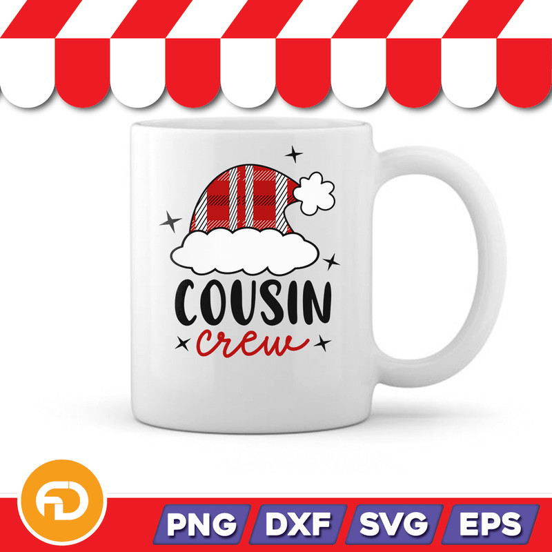Cousin Crew Svg Png Eps Dxf Digital Download