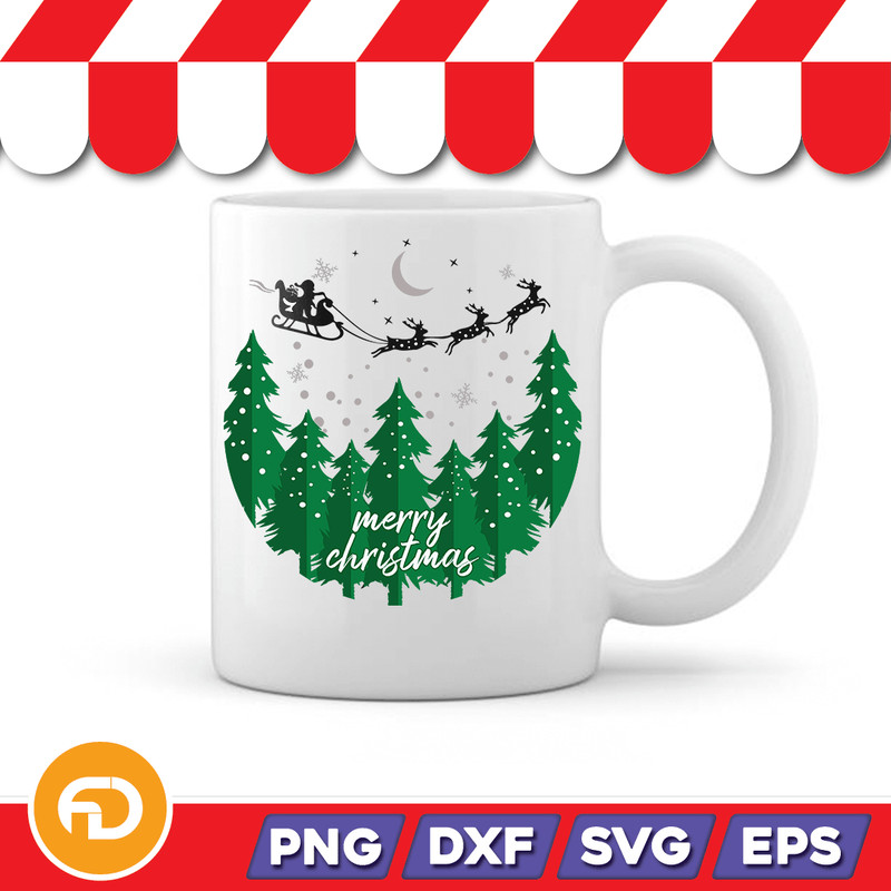 Merry Christmasv2 Svg Png Eps Dxf Digital Download