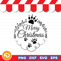 merry chtistmas-v3 svg, png, eps, dxf digital download