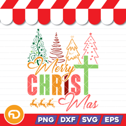 merry christmas-v1 svg, png, eps, dxf digital download