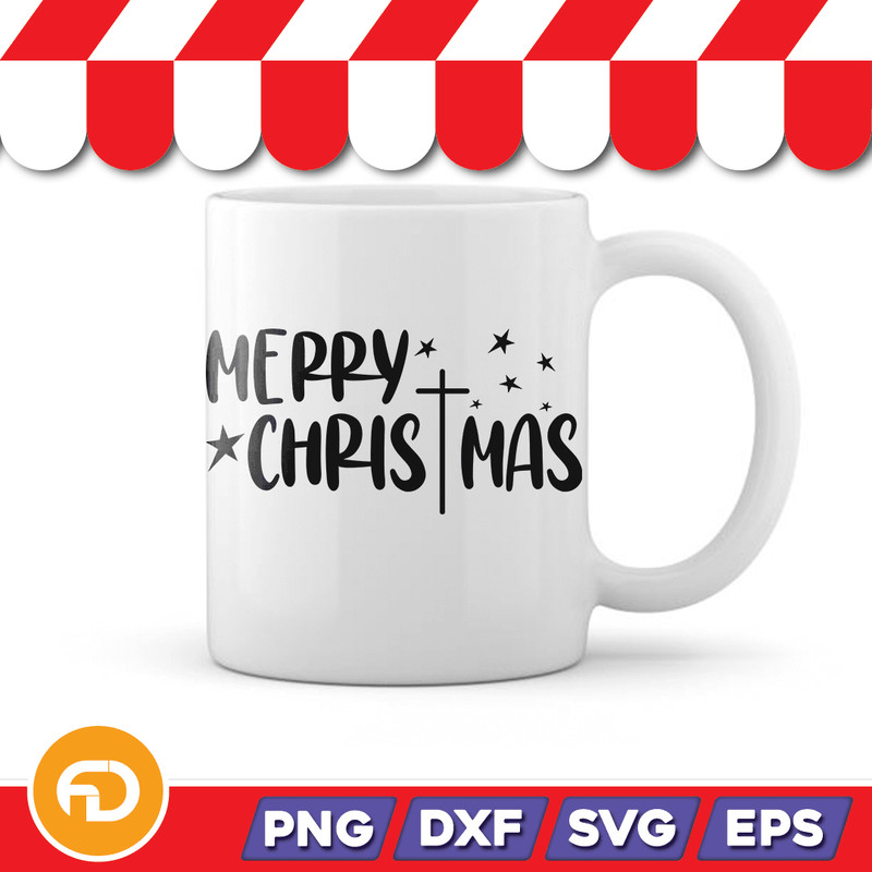 Merry Christmasv5 Svg Png Eps Dxf Digital Download